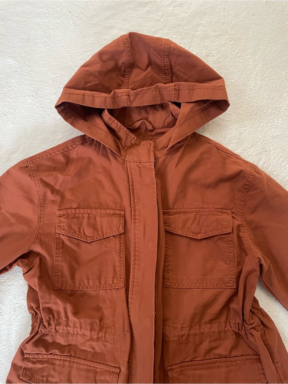 NWT Universal Thread Canvas Utility Hooded Chore Barn Jacket Size M - Picture 3 of 10